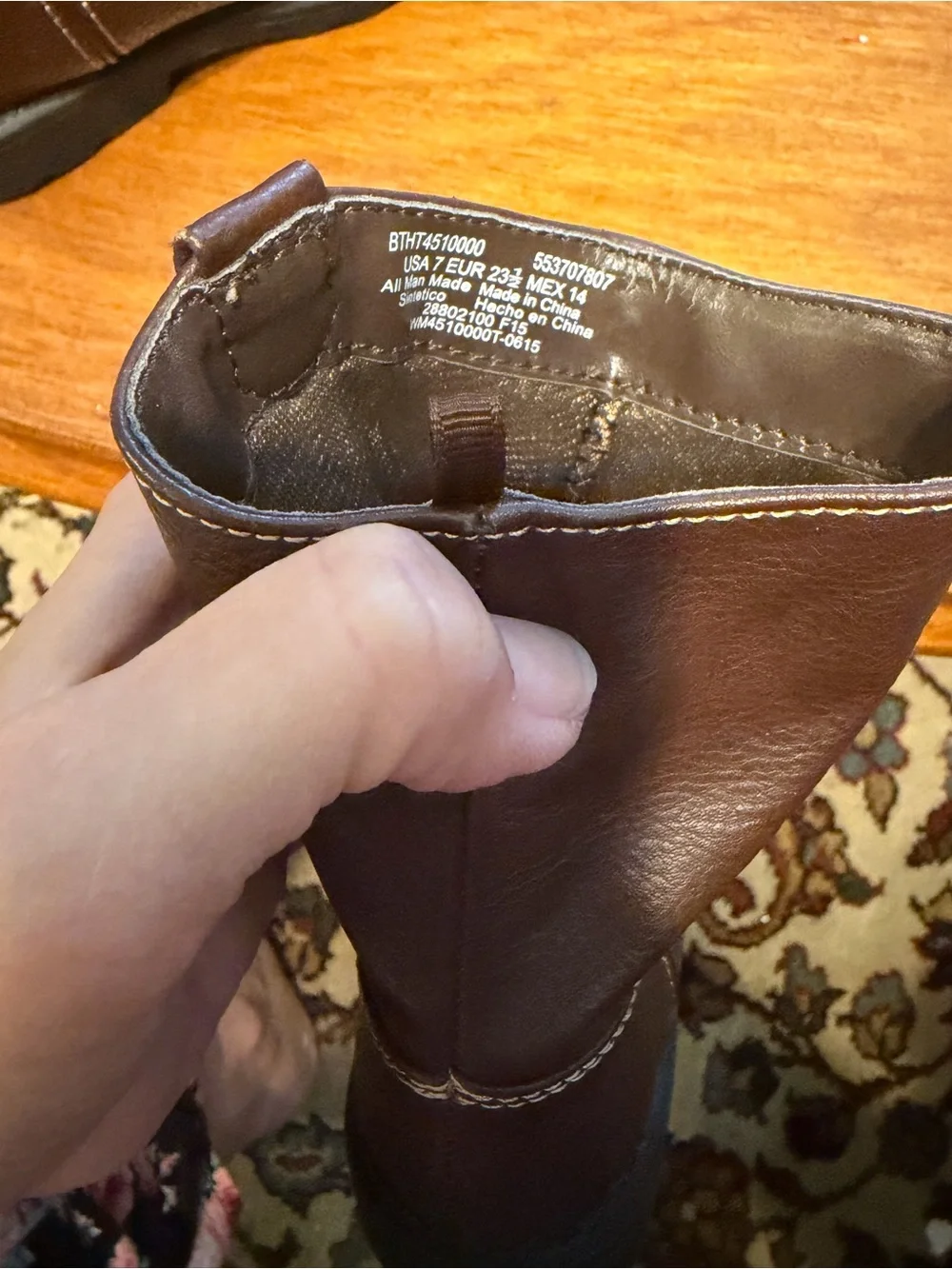 Healthtex Nice Toddler Boy's Pull-On Western-Style Cowboy Boots Size 7
